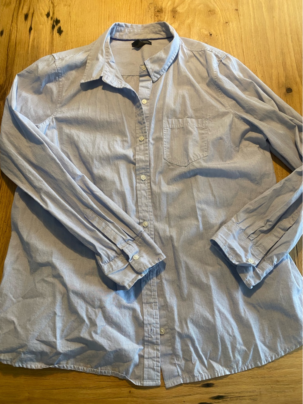 GAP Light Blue Women's Button-Down Shirt
